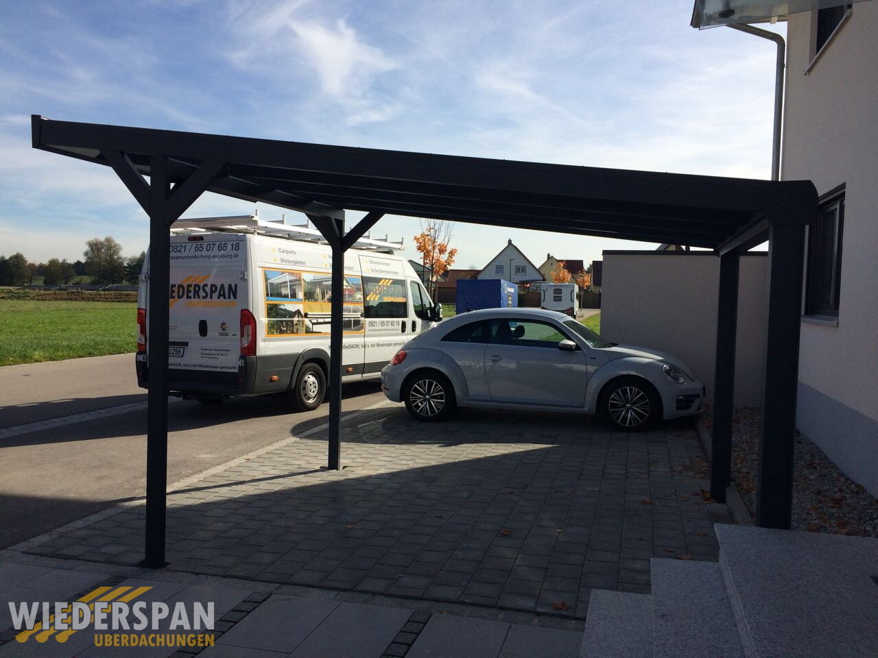 Carport mit Unterzug 5 x 3 m, Wehringen
