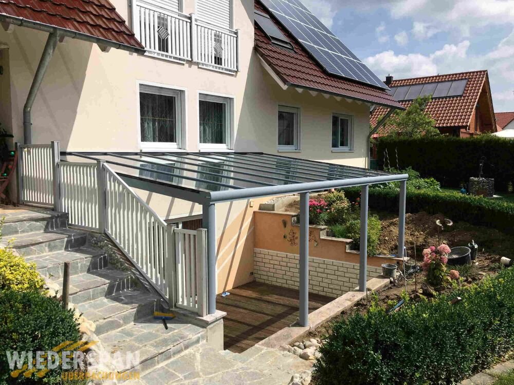 Terrassenüberdachung im Untergeschoss WD180 7 x 3m, Dillingen